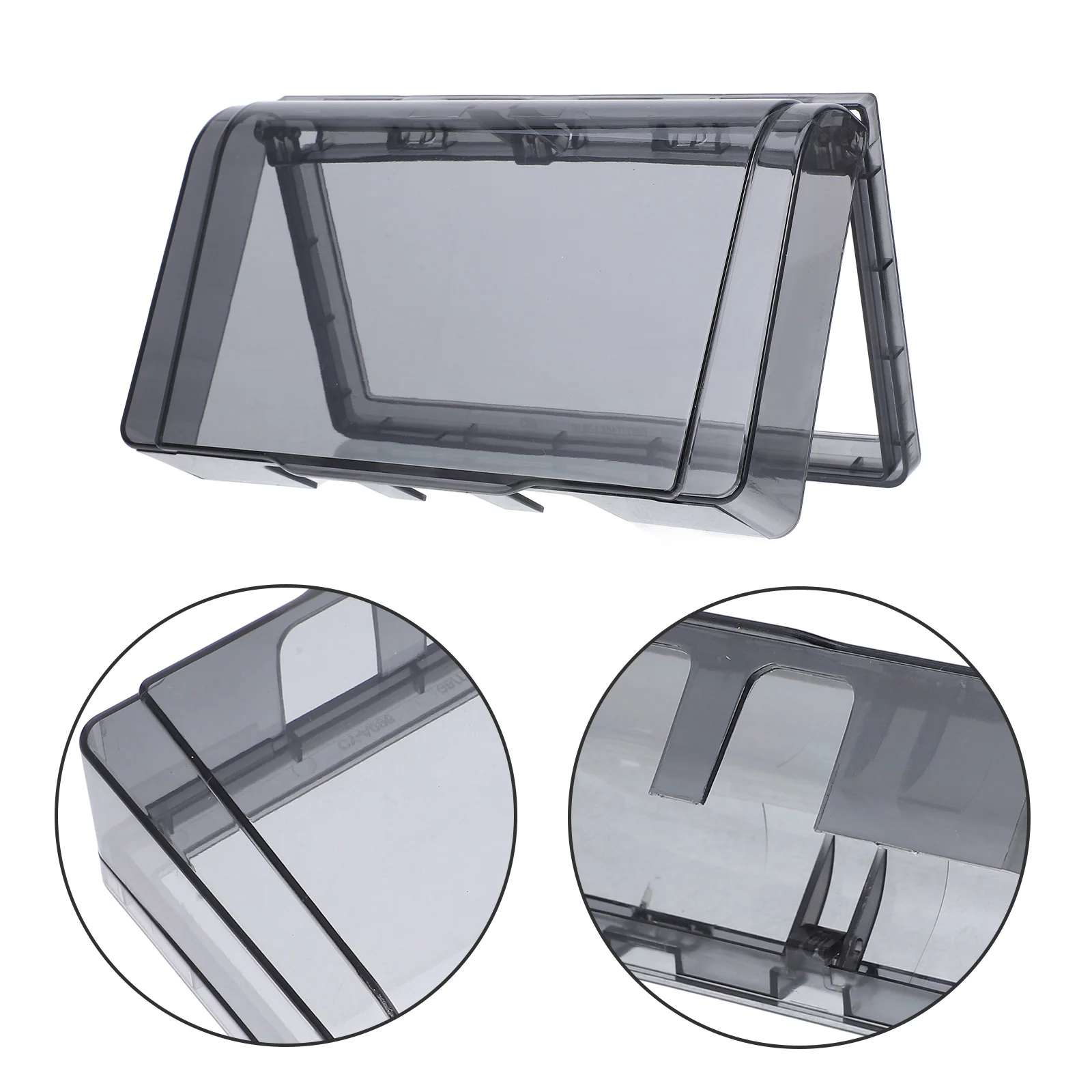 

Waterproof Outlet Cover Transparent Plastic Flip Socket Box For Bathroom Kitchen Outdoor Use Safe Durable Electrical Outlet