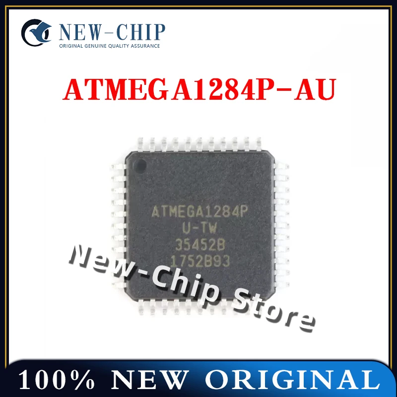 1PCS-20PCS/LOT  ATMEGA1284P-AU  Microcontroller 8-bit AVR TQFP-44   ATMEGA1284P  New Original