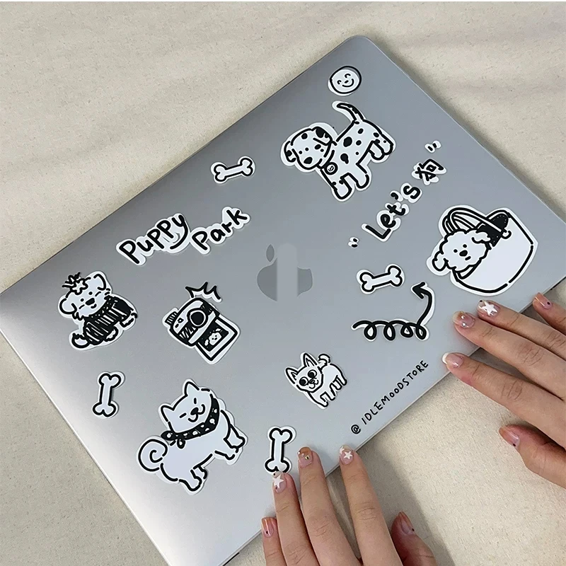 Dog Park Cartoon Cute Laptop Case For Macbook Neo 2026 A3404 Air 15 M4 M5 A3449 Touch Bar ID Pro A3426 Mac 16 inch A3428 Cover
