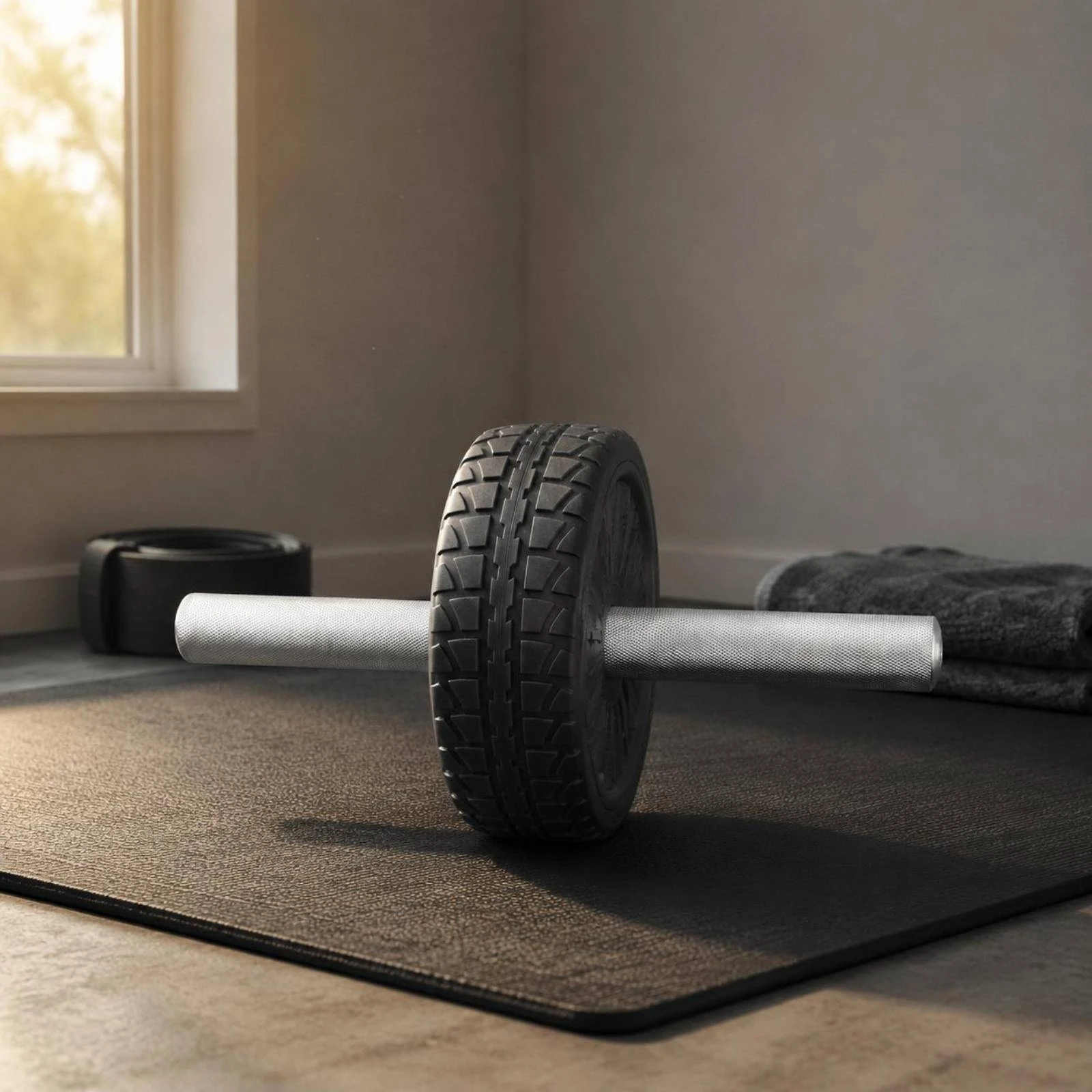ล้อบริหารหน้าท้องแบบพกพา อุปกร - Home Gym Second บทวิจารณ์และราคา