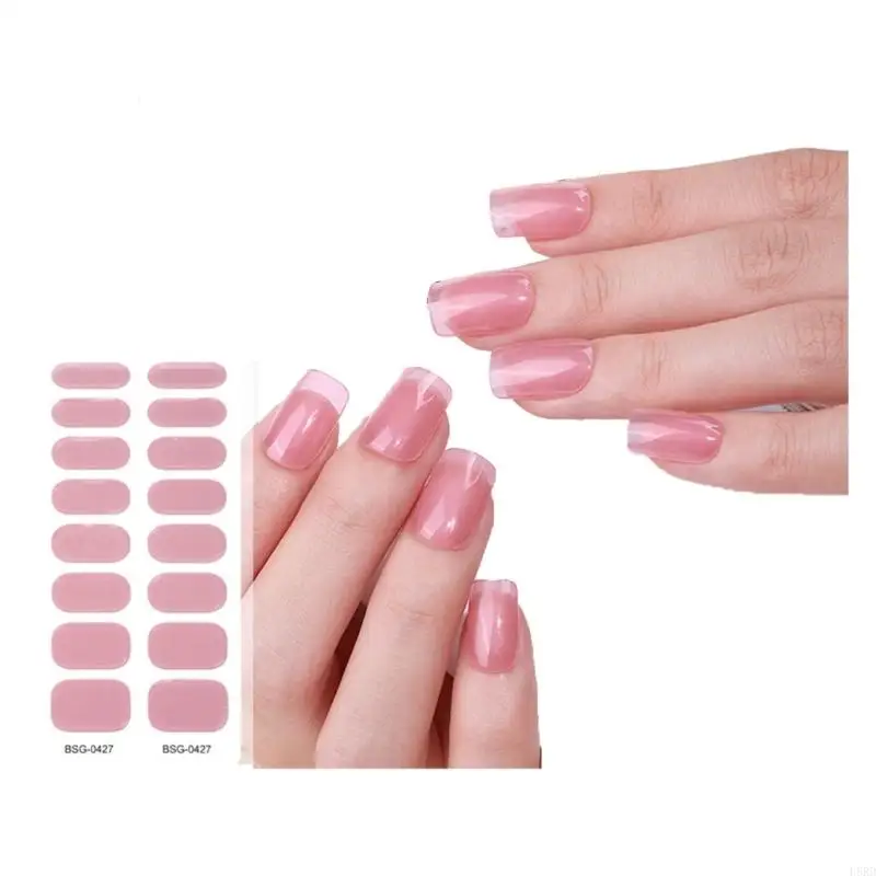 L8RD Nagellakstickers Zelfklevende gelnagelstrips DIY Art-decoratie