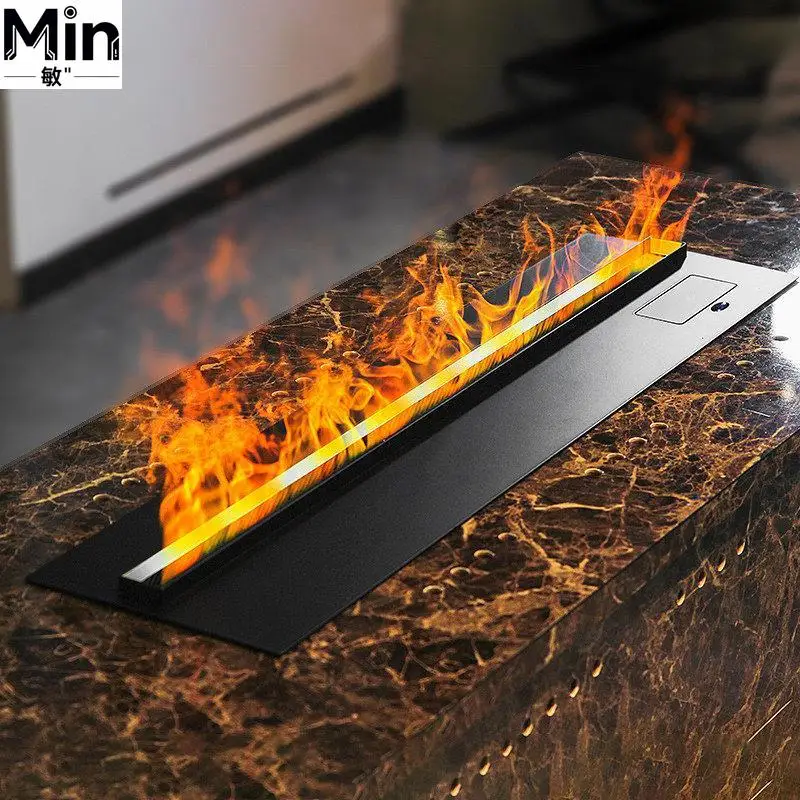 

Customized Indoor 3D Atomized Water Vapor Fireplace Colorful Steam Flame Ecological Decorative Mist Fireplace