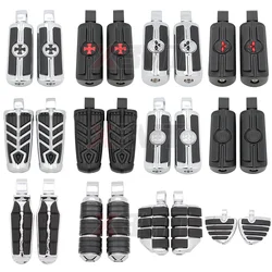 Motorcycle Front & Rear Foot Pegs Footrests For Honda Shadow 1100 VT1100 ACE Tourer Aero Valkyrie Floorboards Footboards