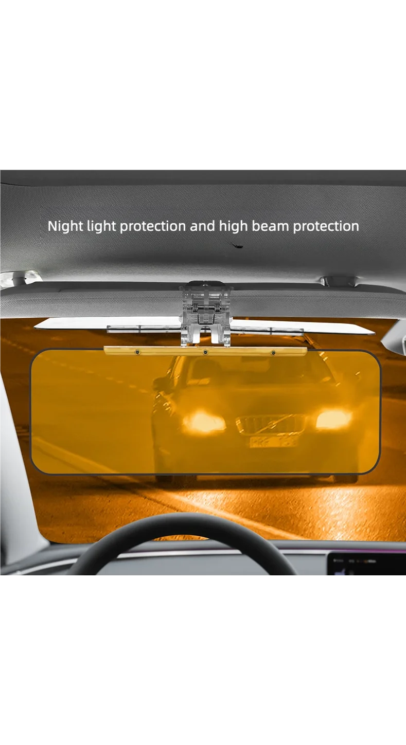 1pcs Car sun visor Anti-glare sunshade panel Night vision driving goggles image 5