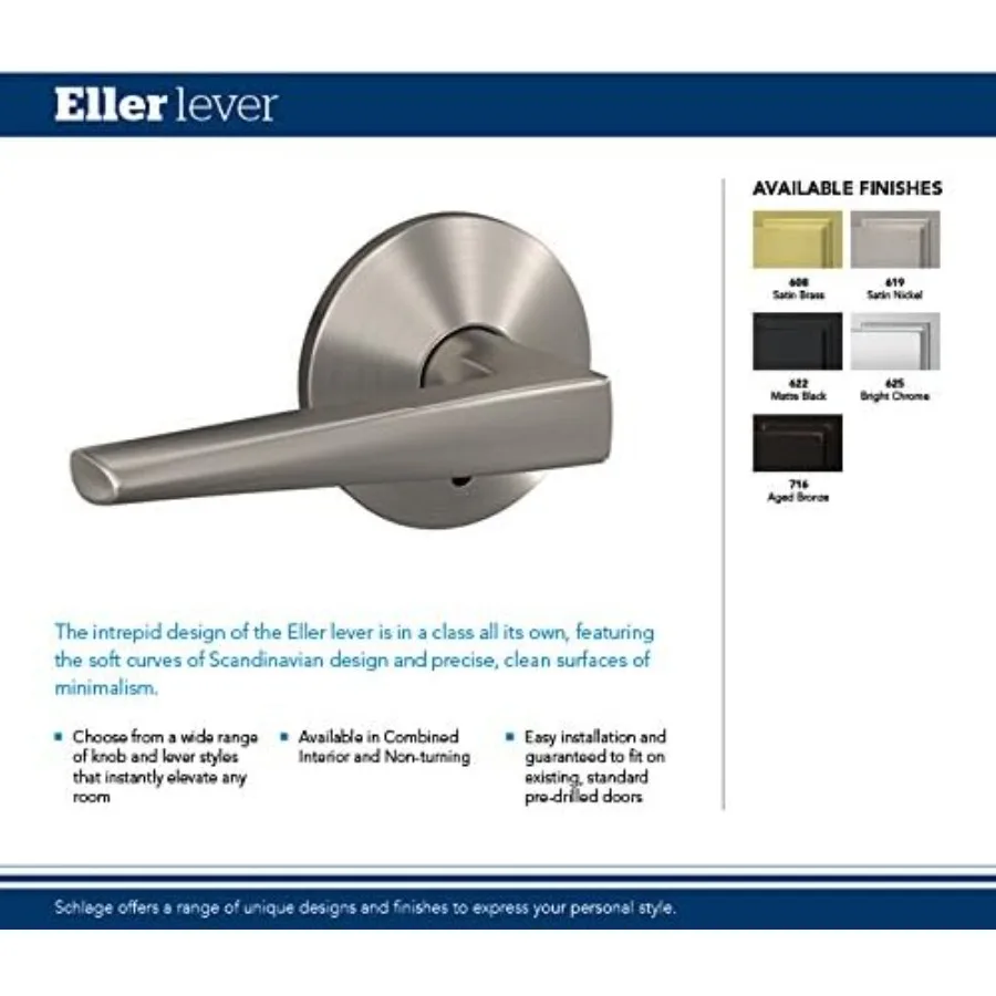 رافعة FC21 ELR 625 CEN Eler المخصصة مع خزانة القرن وقفل حمام السرير من الكروم الساطع للسكنية والتجارية