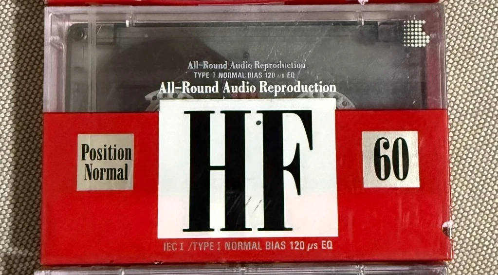 New and unopened blank tape for SONY HF60