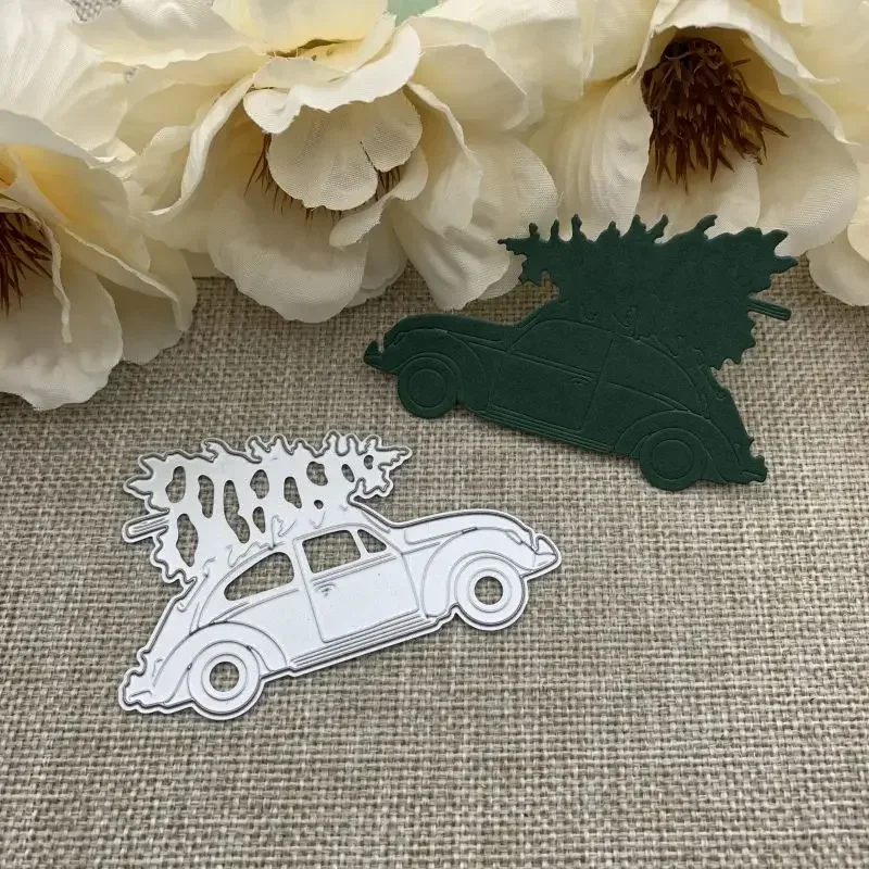 

Christmas tree car Metal Cutting Dies For DIY Scrapbooking Decorative Embossing Handcraft Die Cutting Template Mold