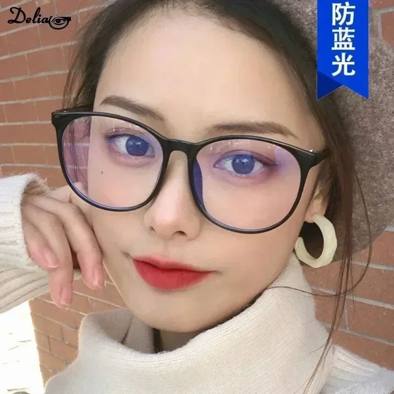New Transparent Computer Glasses Frame Women Men Anti Blue Light Round Eyewear Blocking Glasses Optical Spectacle Eyeglass 2024 image 3