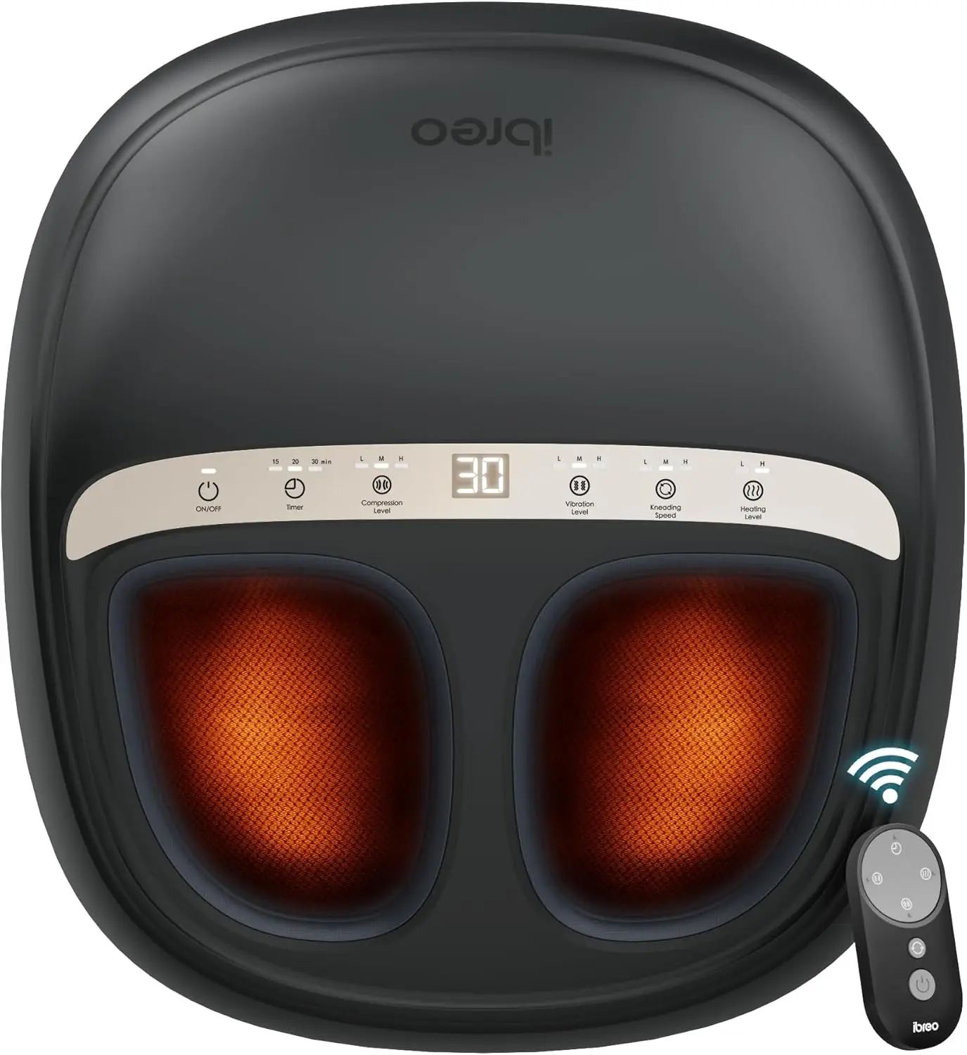 

Массажер для ног 4-в-1 с подогревом, разминанием, компрессией и вибрацией для снятия боли и расслабления