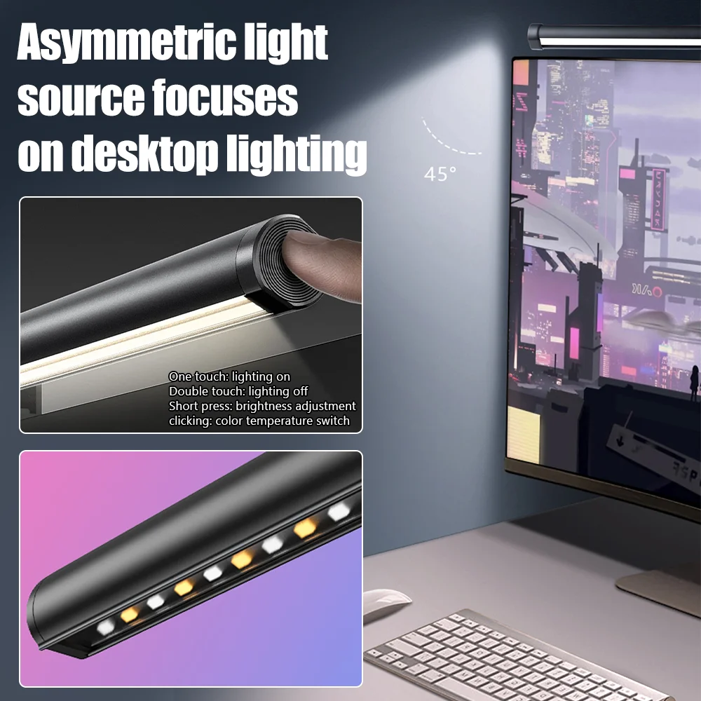 Dimbare lichtbalk voor monitor - Desk Setup No Monitor recensie en prijs