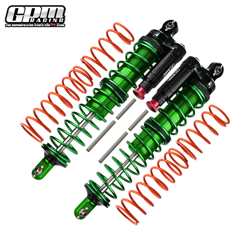 Aluminium voor/achter L-vorm Piggy Back verstelbare veerdempers voor TRAXXAS 1/5 X-MAXX