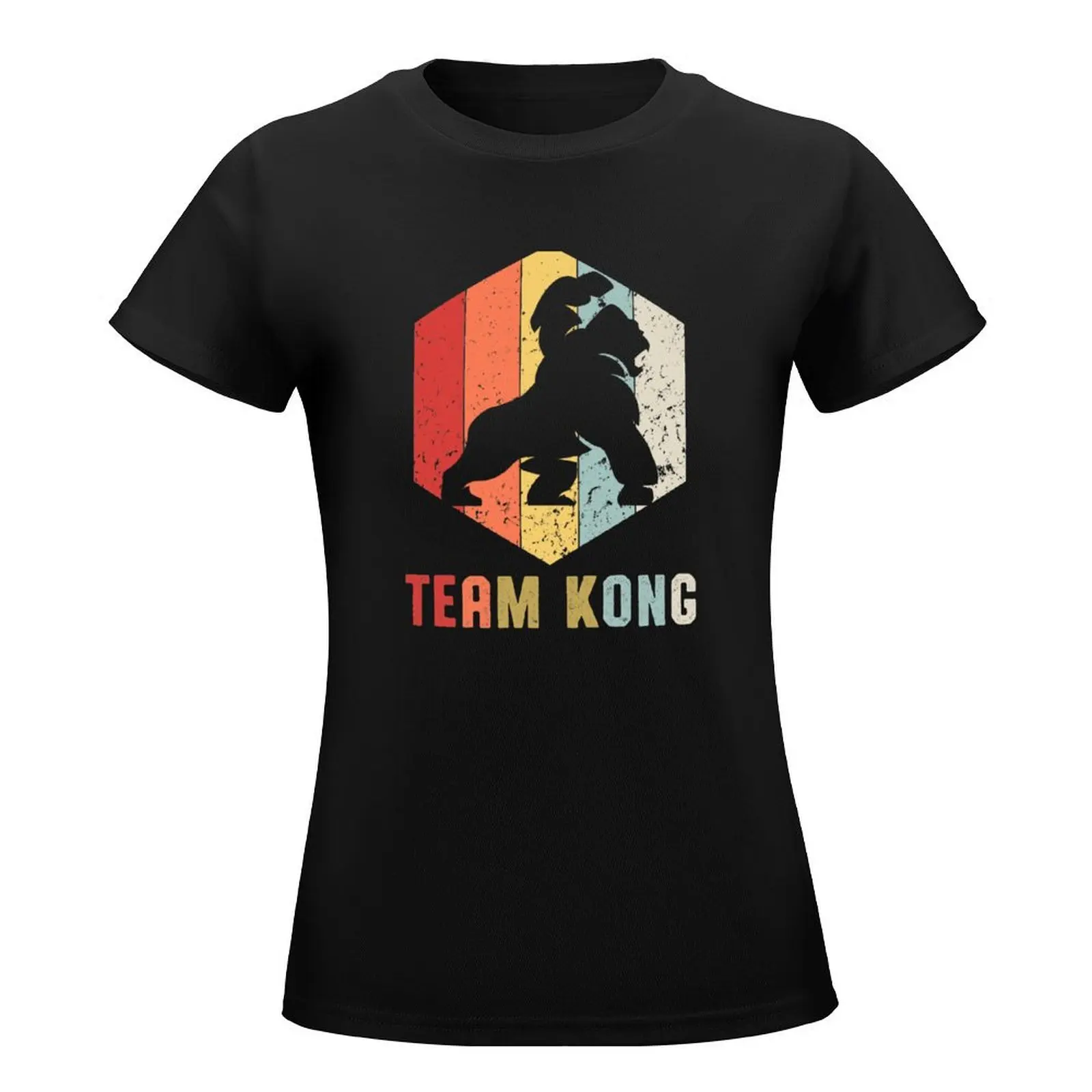 #Kong Team 2021 retro design T-Shirt summer clothes shirts graphic tees anime clothes hippie clothes Women's tee shirt