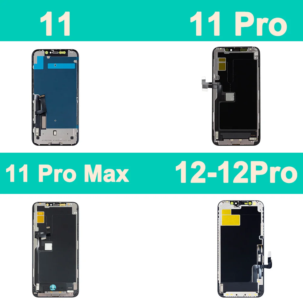 AMOLED Für iPhone Serie Display Für iPhone 12 15 14 13 11 LCD Bildschirm Mit True Tone 3D Touch Für iPhone XS MAX LCD Großhandel – Detail 6