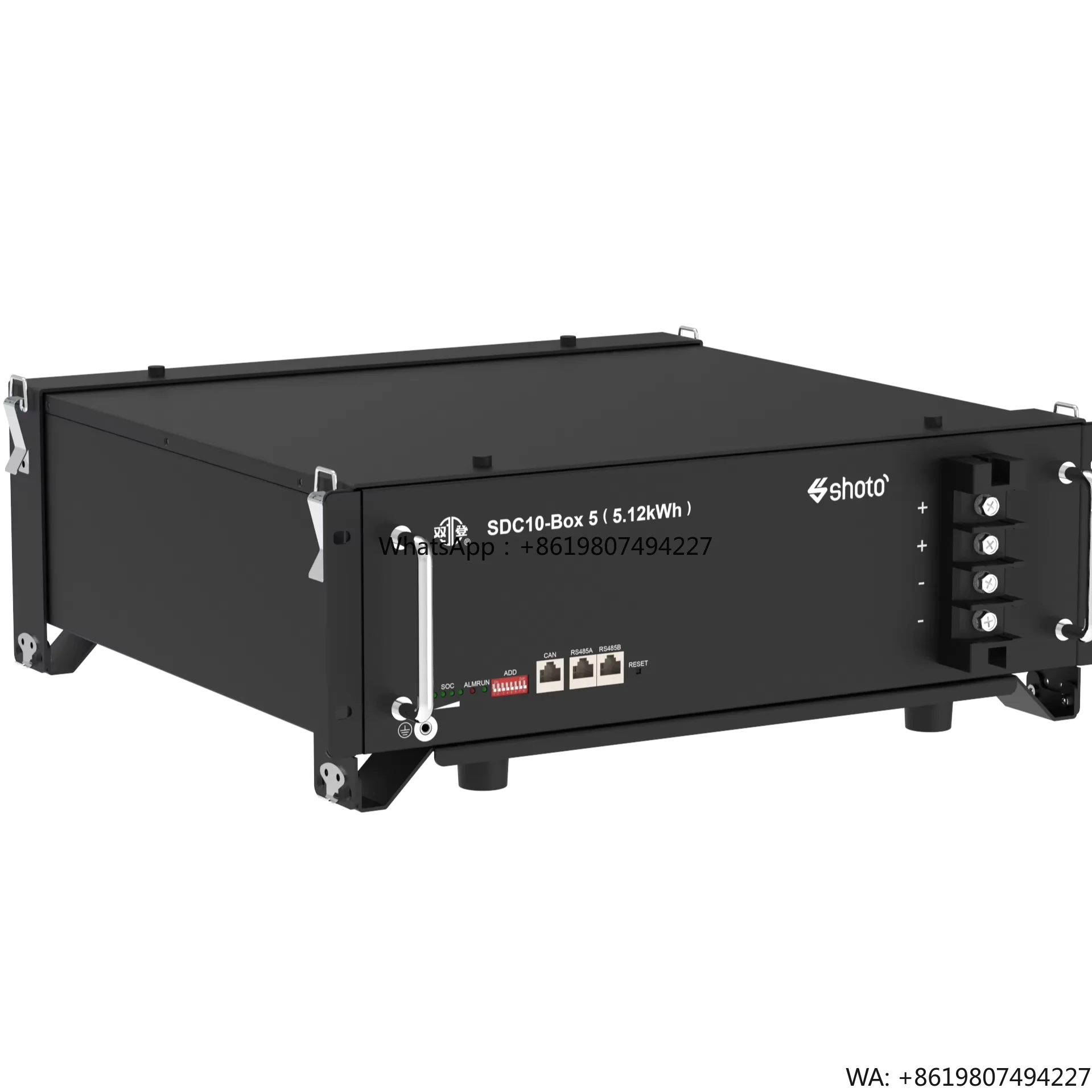 Split Home Energy Storage System 36 Kw 80kWh LiFePO4 Solar Battery with CAN Communication Portable Balcony Use