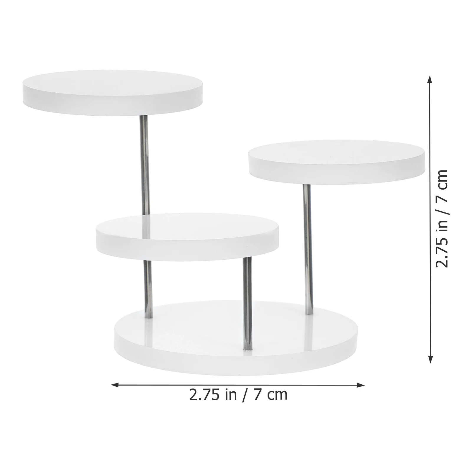 

Multilayer Ring Display Stand Jewelry Organizer Acrylic Material Desktop Rack Sophisticated Room Decoration Ring Display Holder