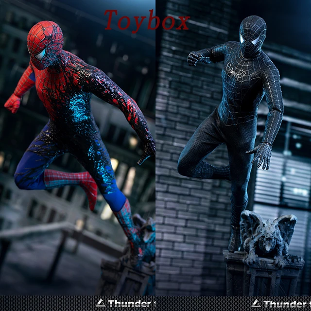 Thundertoys-スパイダーマンのヴェノムvillainフィギュアシリーズ、赤と青、マーベルの映画、フルセットの12、ファンギフト玩具、td2025  - AliExpress