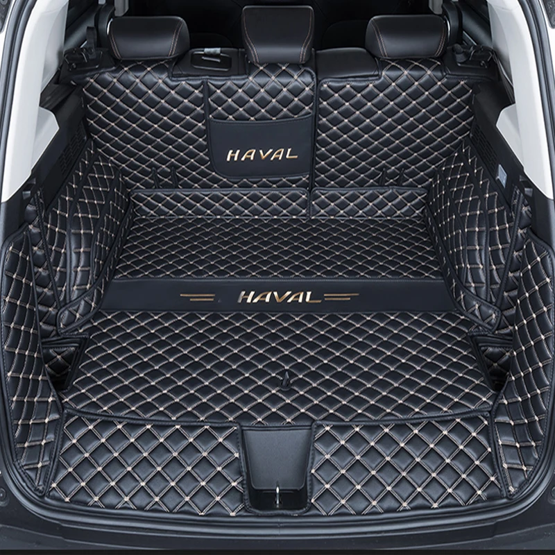 For Haval Dargo Custom Trunk Mats Leather Durable Cargo Liner Boot Carpets Rear Interior Decoration Accessories Full Covers