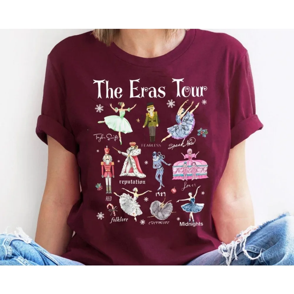 Nutcracker Eras Tour Shirt Eras Tour Nutcracker'S Ts Version T-shirt Nutcracker Ballet Tee Matching Party Cute Christmas Tshirt