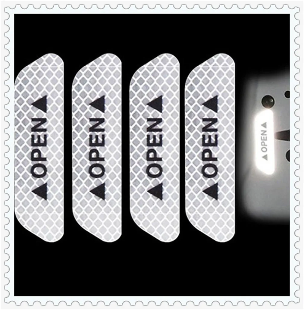 car Accessories Exterior Reflective Door Stickers DIY for Audi A4 A6 A5 A6L A8L A4 Avant Q7 R A3 3-Door I Ah Ah A8 A3