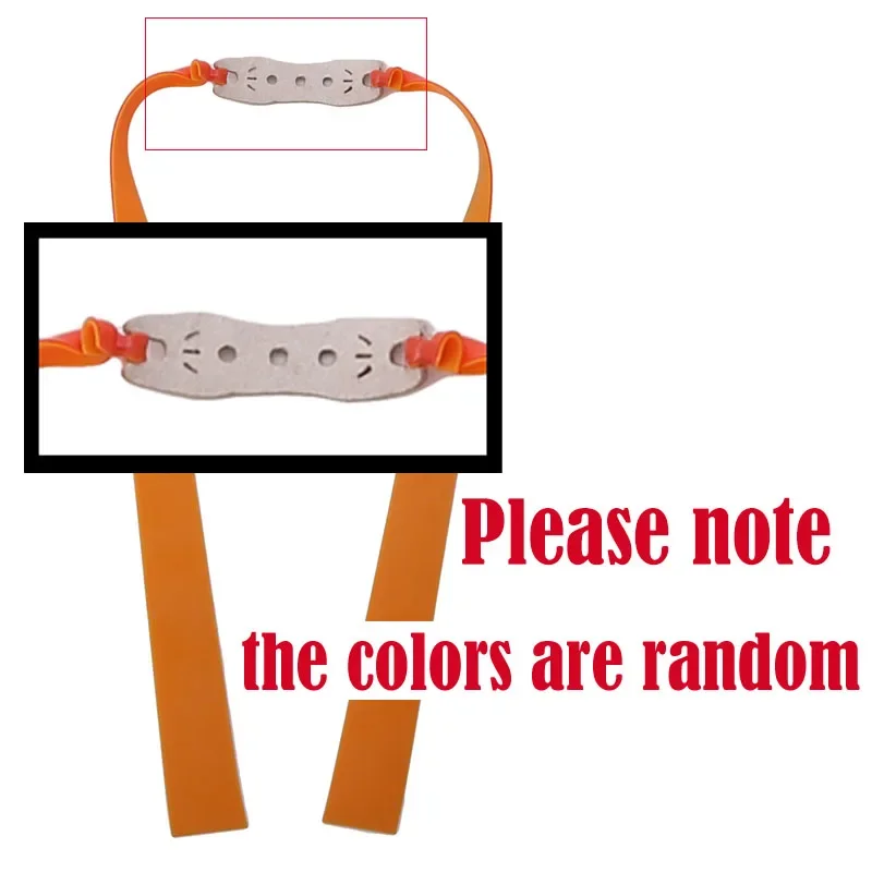 10PCS Powerful Catapult Latex Tape Flat Elastic Band Slingshot Hunting Replacement Accessory Resilient Natural Rubber Slingshot