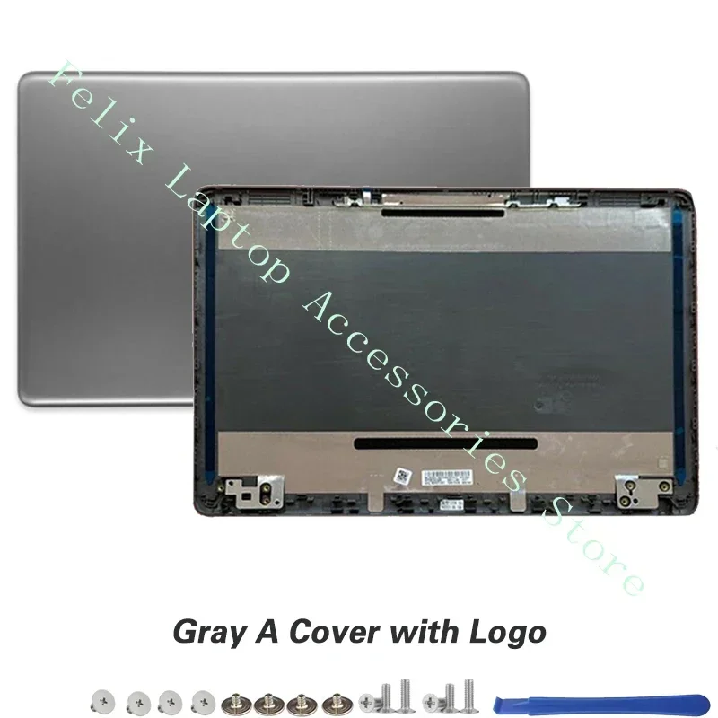 New LCD Back Cover Front Bezel Palmrest Bottom Case Hinges Cover Gray For HP 14-CF 14-DF 14-DK 14-DP 14S-CR 14S-CF 240 245 G8