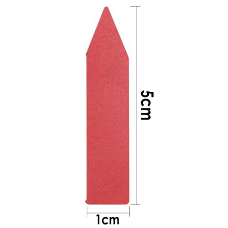 جديد بونساي مصنع التسمية داخلي سطح المكتب النباتات الخضراء اسم التسمية بطاقة حديقة الديكور علامات التسمية البلاستيكية 1x5 سم 100 قطعة