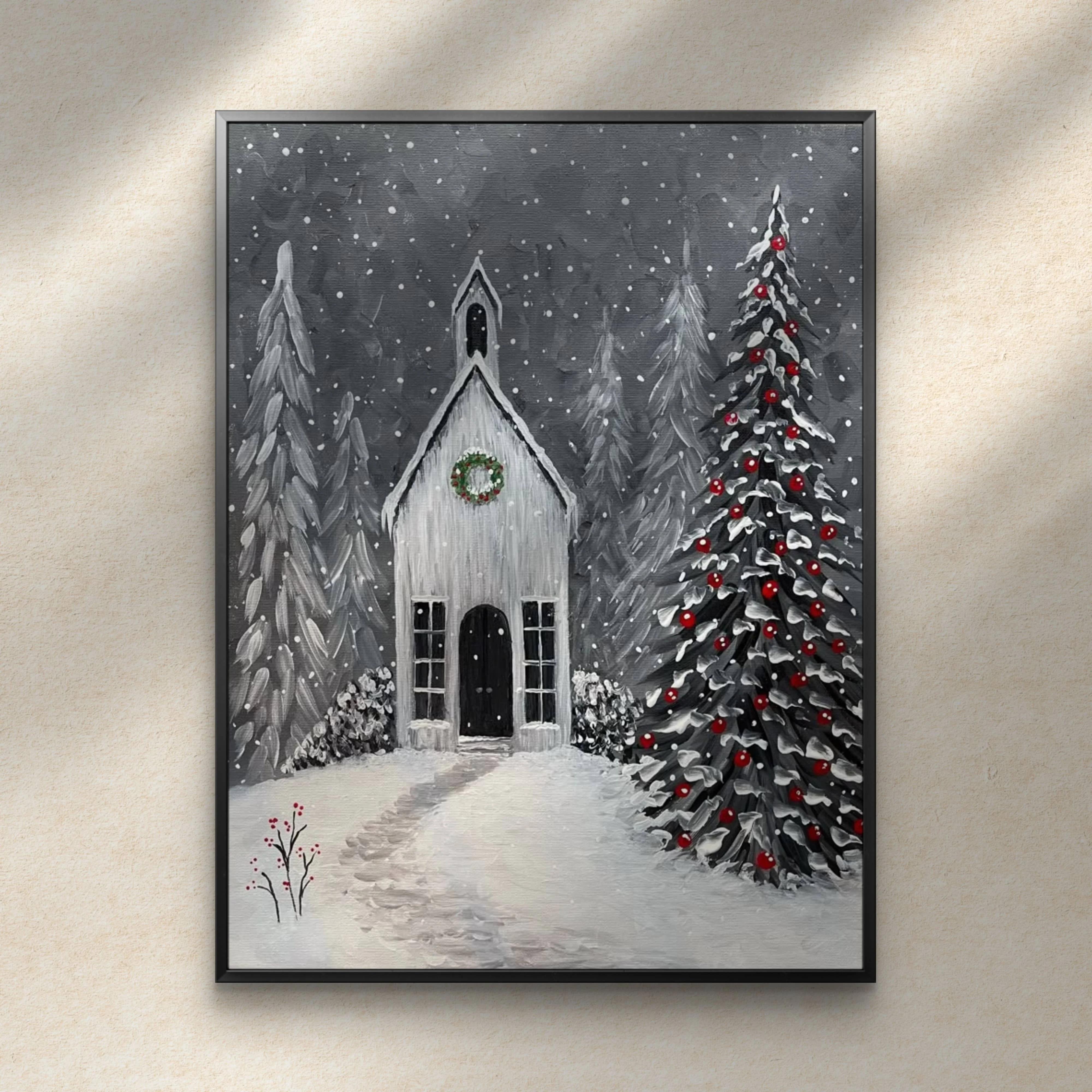 

Paintopia Paint By Numbers Kit For Adult Christmas Vibe in the Woods Oil Painting By Number Unique Gift Home Decor AI Art