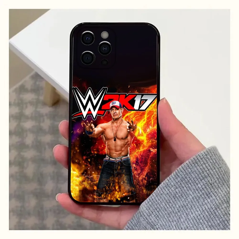 Wrestling Star J-John Cena Phone Case For Apple iPhone 15,14,13,12,11,Pro,X,XS,Max,XR,Plus,Mini Soft Black Cover