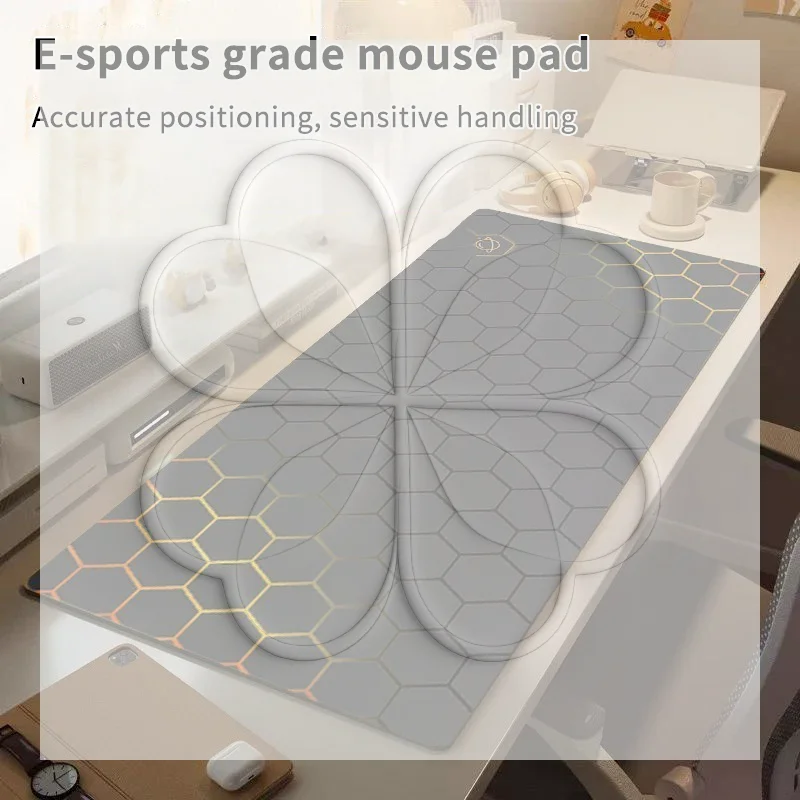 Large Size Gaming Mouse Pad Non-slip Rubber PC Desk Mat Keyboard Pad Computer Desk Pad Laptop Mouse Mat For Office Gaming