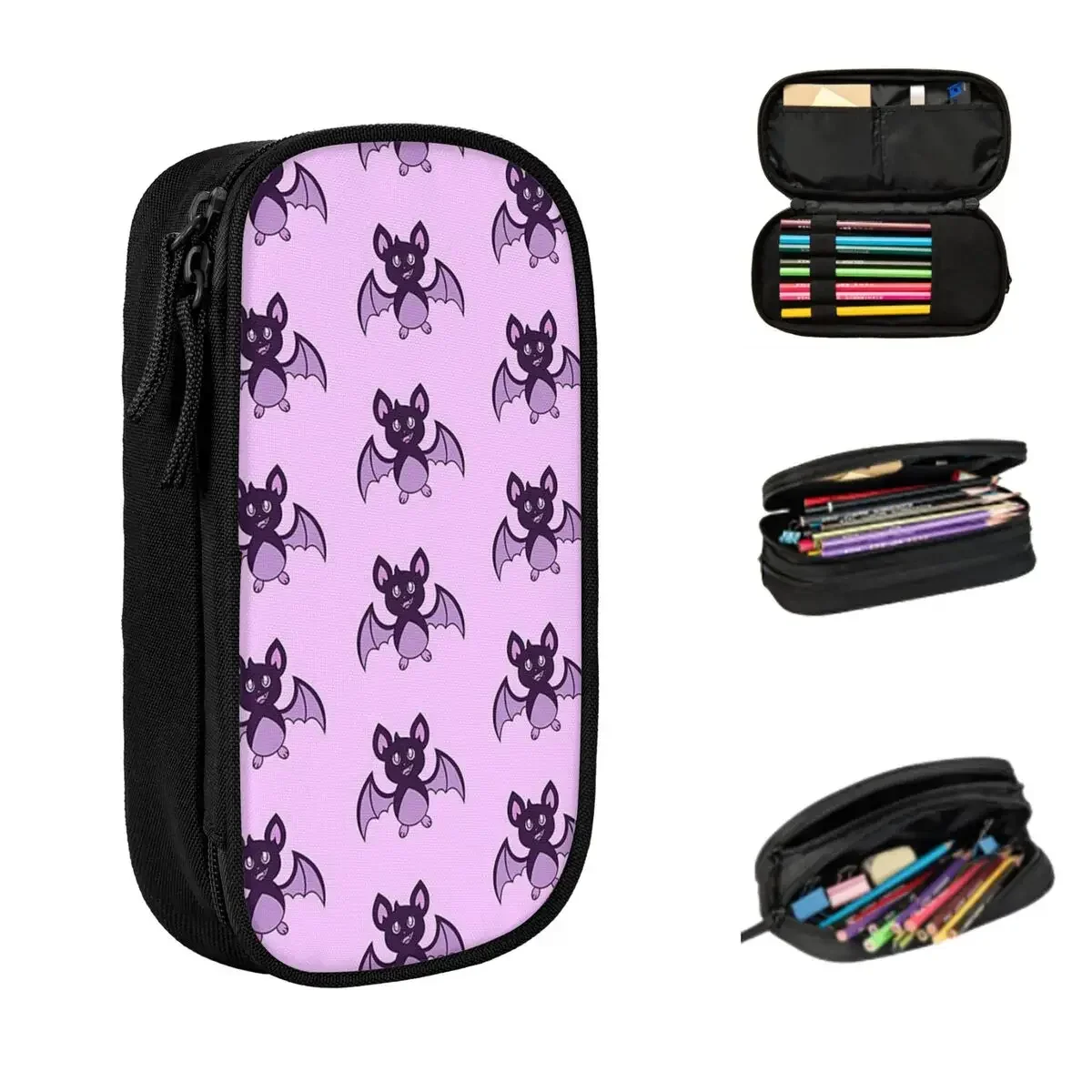 

Пеналы Chester The Poison Bat, большие вместительные сумки для ручек, коробка для ручек, пенал для мальчиков и девочек, студенческие канцелярские принадлежности, школьный офис