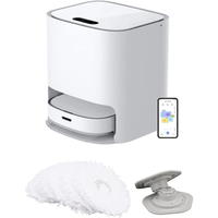 LITE-Vacuum Cleaner Mop Cloth, Mopping Pads Replacement With Holder For Dreame Bot W10/W10 Pro Sweeping Robot Spare Parts Access