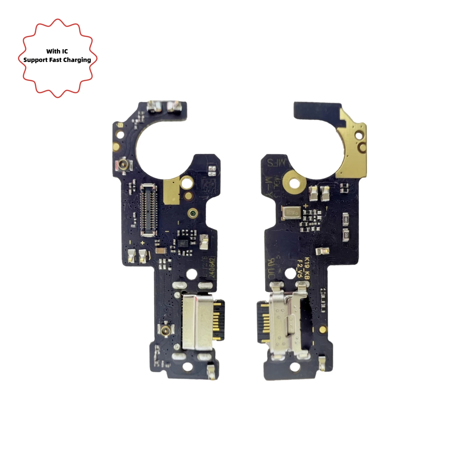 Puerto de carga de placa de conector de Cable flexible de base de cargador USB, piezas de repuesto para Redmi Note 10, 5G, M3 Pro