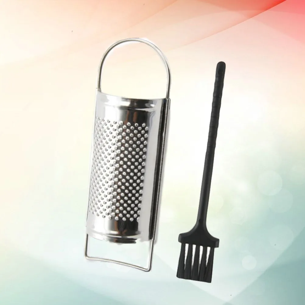 Stainless Steel Multifunction Semicircular Grater Non Slip Handle for Ginger Garlic Cheese Fruits Vegetables Zester Grater