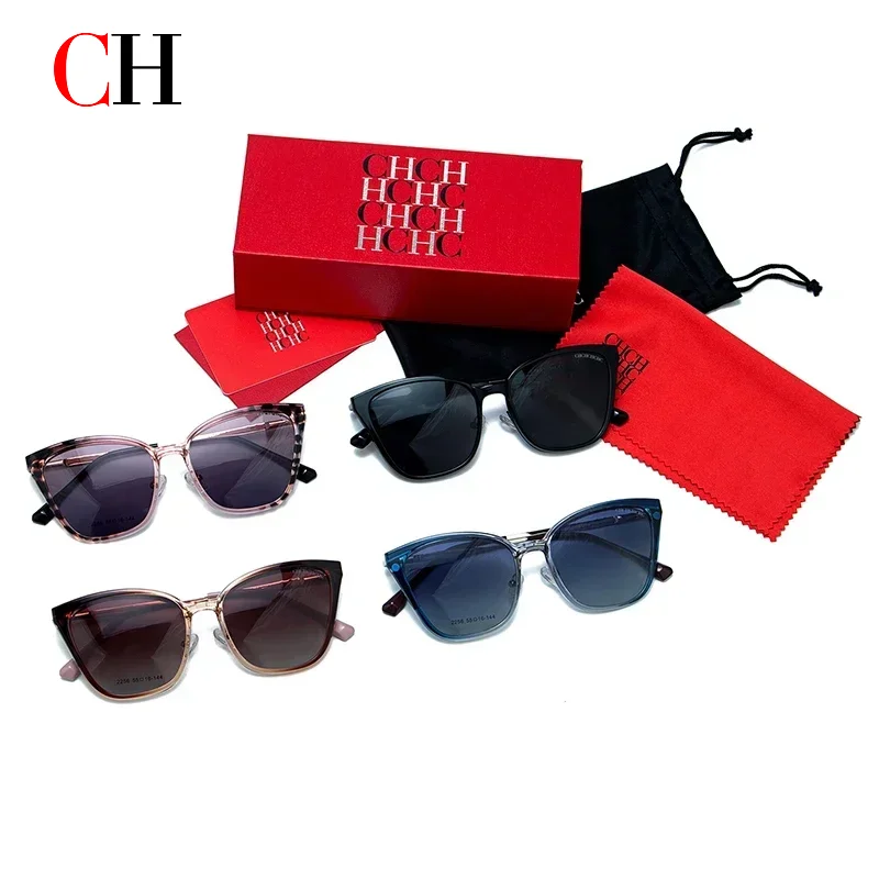 ch-brand-gradient-sunglasses-light-luxury-design-ladies-simple-classic-square-frame-elegant-eyewear