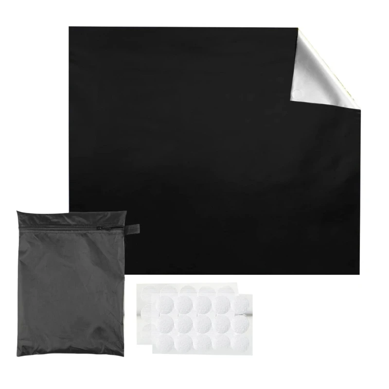 Rental Friendly Darkening Curtains Modifiable Length Transportable For Camping Travel