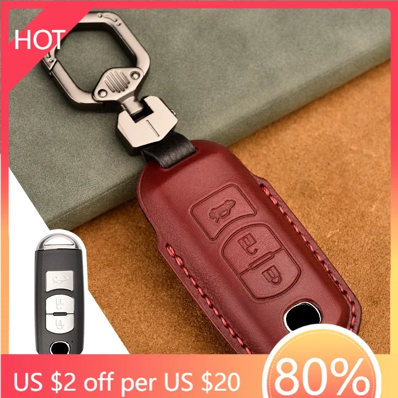 

Стайлинговые молдинги, 1 шт., чехол для автомобильных ключей из натуральной кожи для Mazda 2 3 6 Atenza Axela CX-5 CX5 CX 5 CX-7 CX-9 2015 2016 2017 20