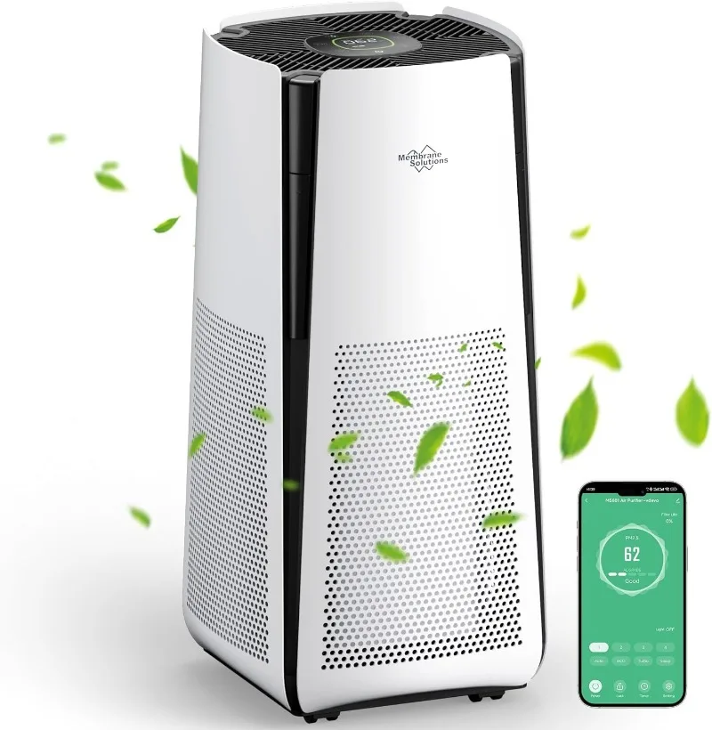 Air Purifiers for Home Large Room up to 3027 Ft² in 1 Hr With Smart WiFi & Alexa,ECO &TURBO Mode, 21dB Quiet Air Cleaner Removes