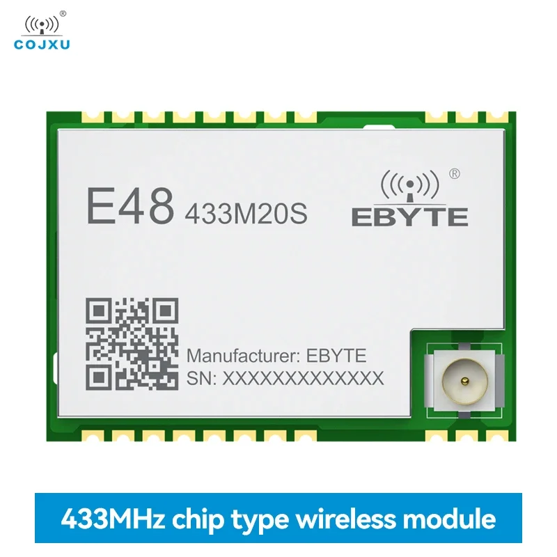 

CMT2310A 433Mz Wireless Module COJXU E48-433M20S SPI Low Power Consumption 3.5KM 20dBm IPEX/Stamp Hole SMD Module Small Size