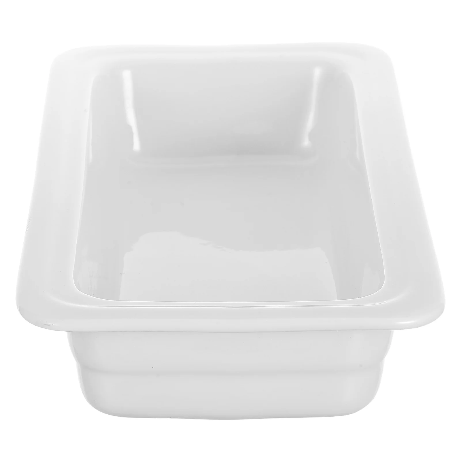 

Buffet Ceramic Platter Rectangular Smooth Surface Food Warmer Tray Restaurant Party Serving Plate Buffet Dishes