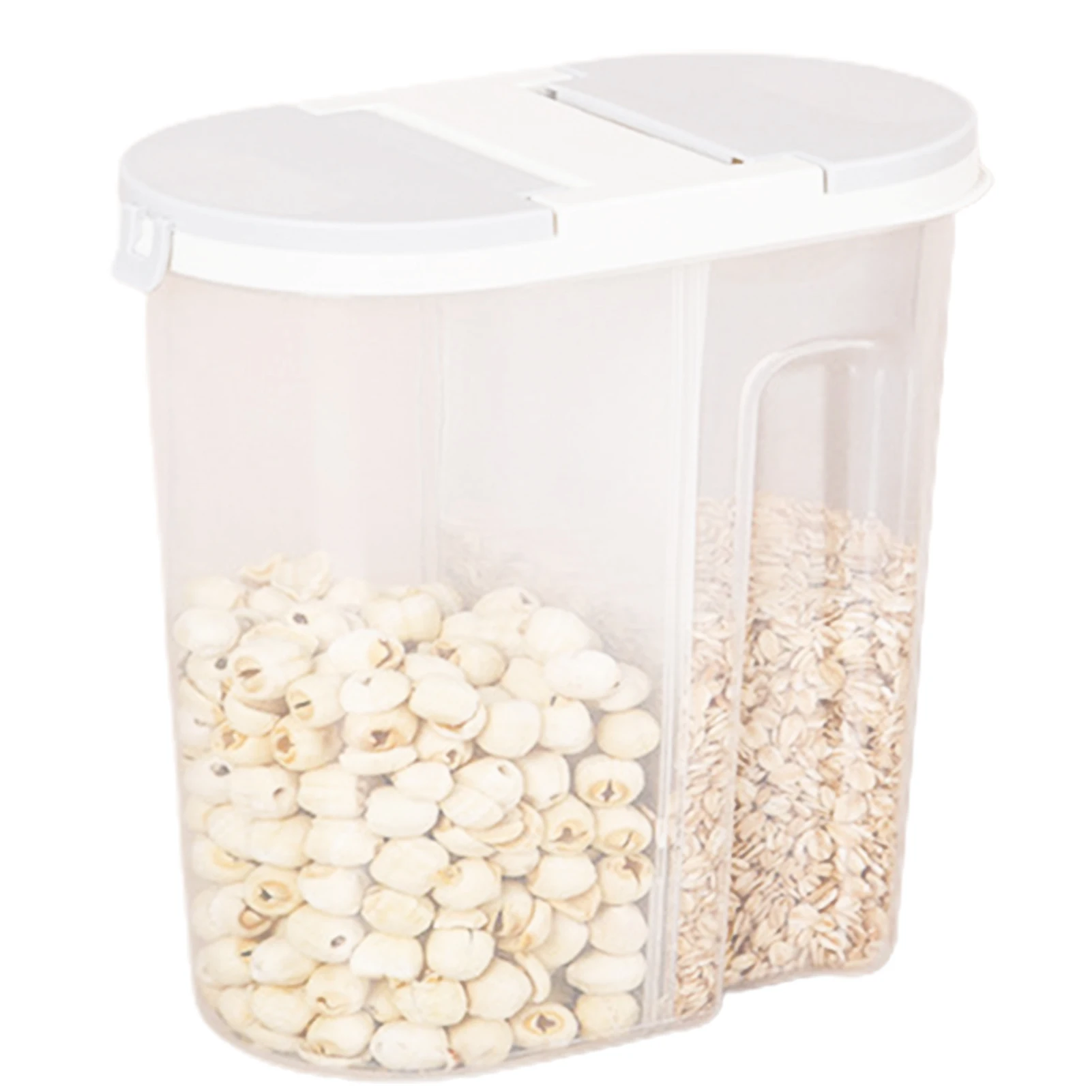 Mixed Grains and Cereals Container Plastic Clear Dry Goods Container for Snacks Beans Sugar Storage