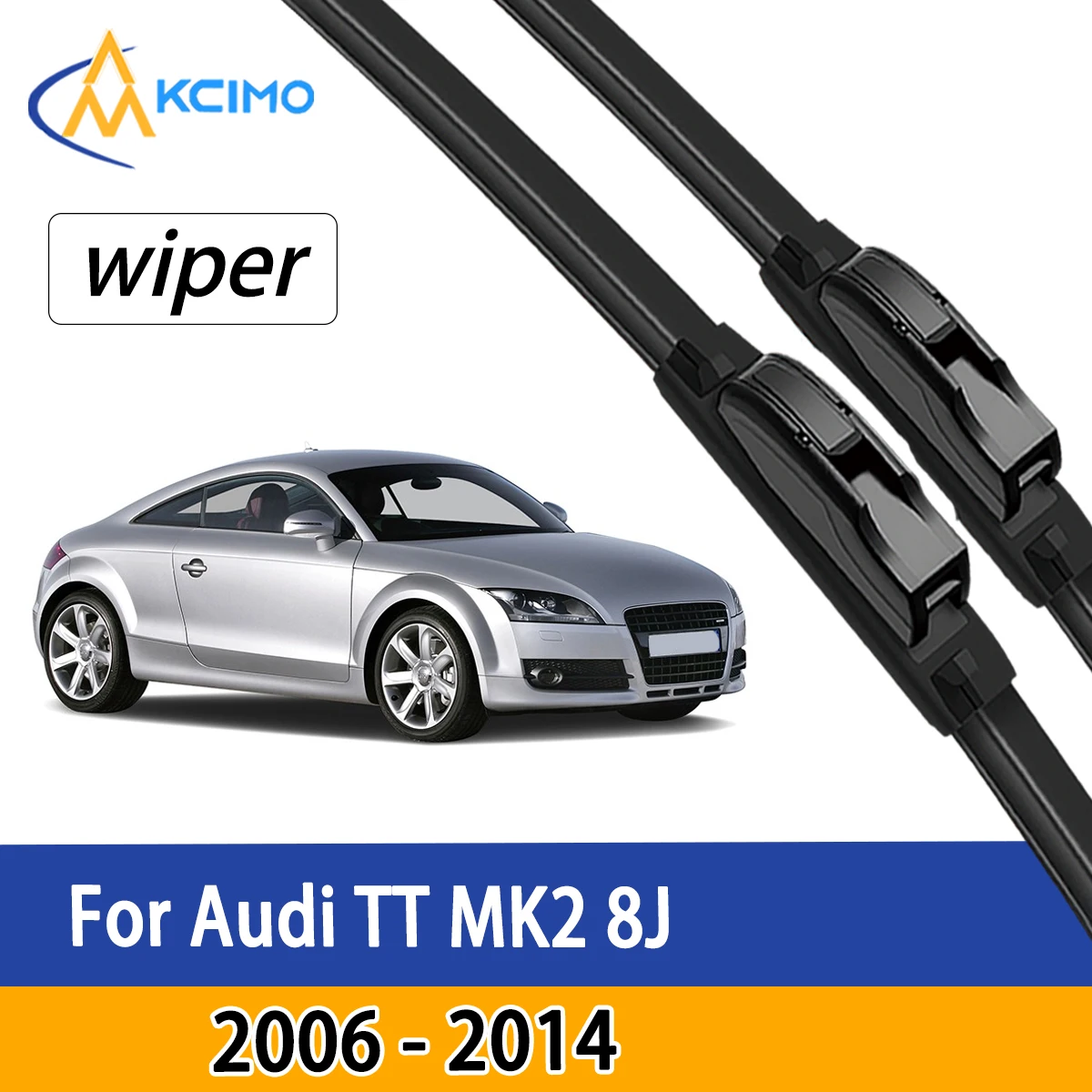 

High Quality Front Windshield Wiper Blades For Audi TT MK2 8J 2006 - 2014 Auto Replacement Parts Windscreen Wipers