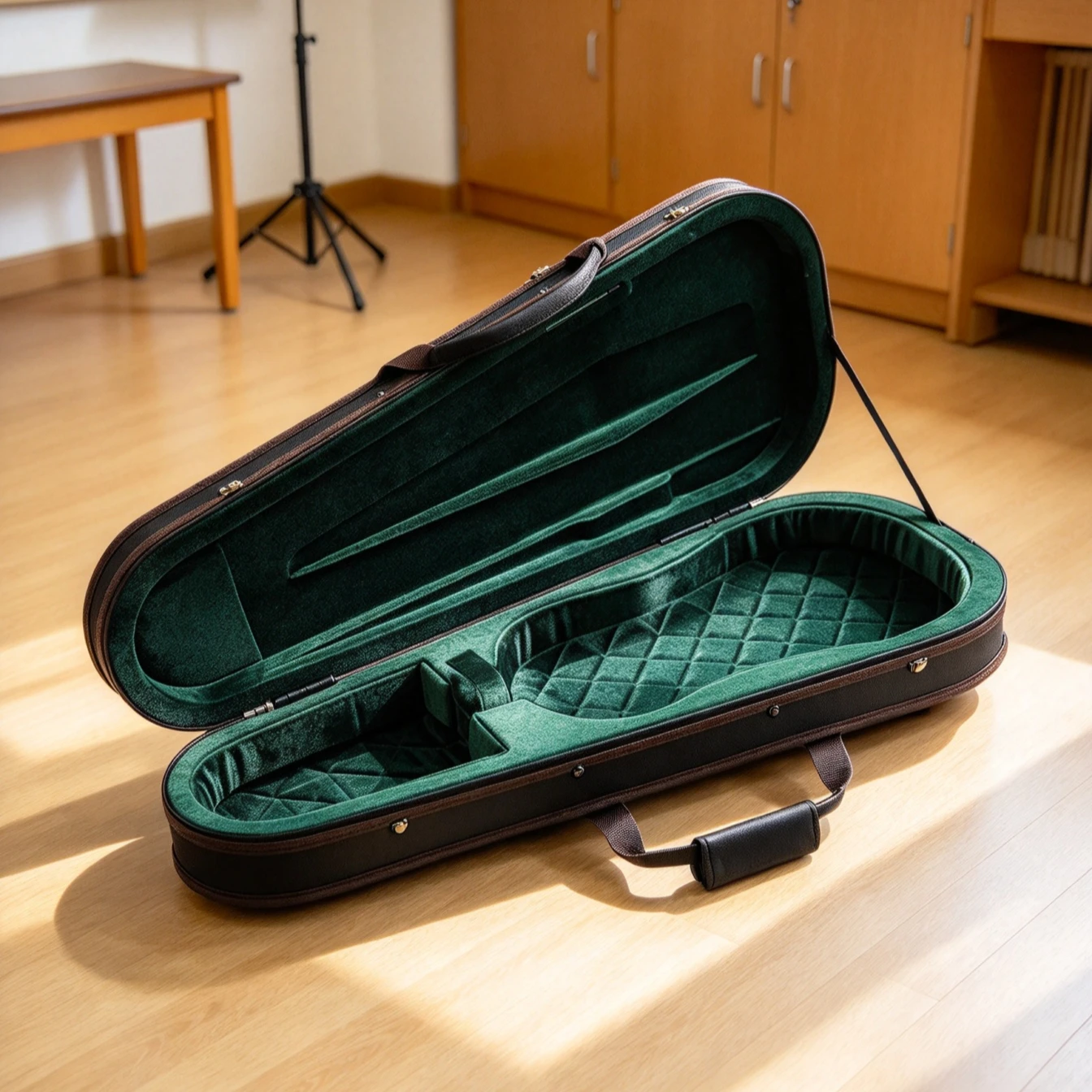 Instrument Bag Violin Strap Ultralight Instrument Backpack Lightweight Pressure Proof Violin Bag Foam Instrument Case Violin
