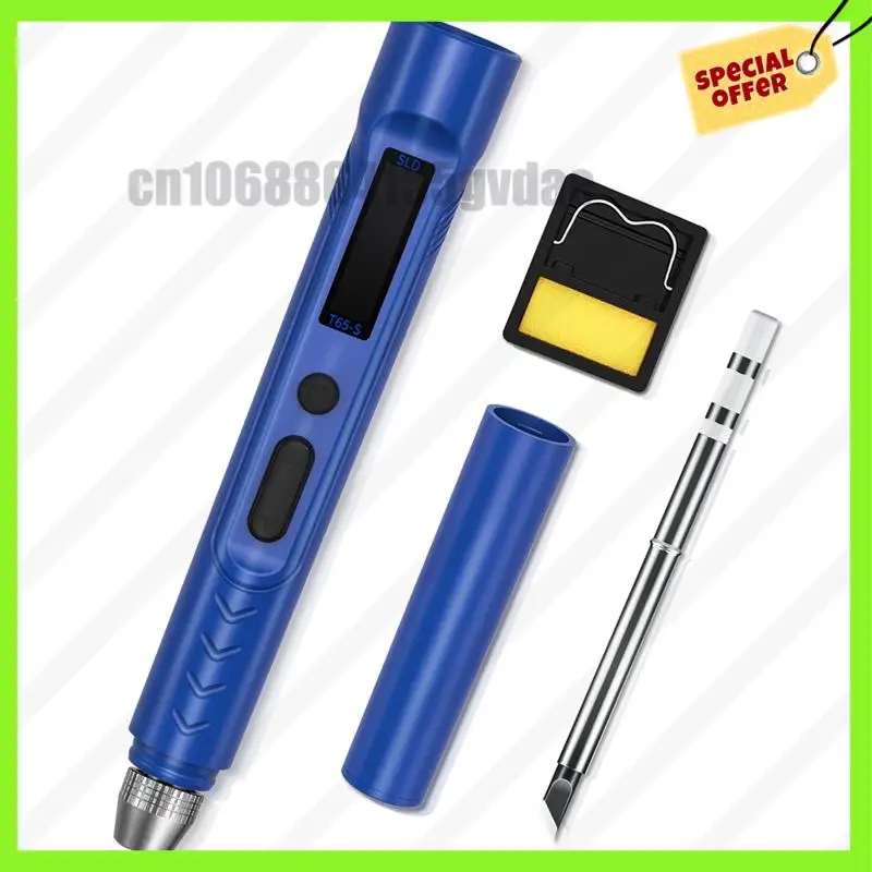 

-A61K For Electronics Soldering Iron Kit, 150℃-450℃ Fast Heating,DC/PD Pen With K Tips Adapter