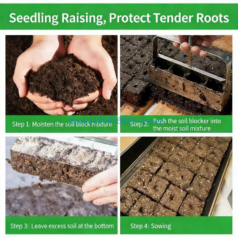 

652F Customizable Soil Forming Device Featuring Protective Coating For Backyard Gardeners Raising Different herbage