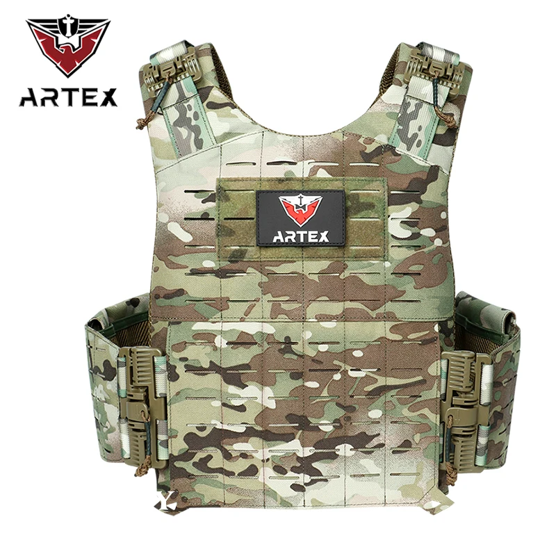 Kamizelka taktyczna Outdoor Hunting Plate Carrier Ochronna regulowana kamizelka Airsoft Carrier Sprzęt bojowy 6094 kamizelka