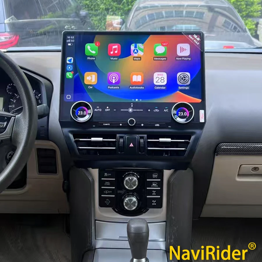 

16.8inch Android Screen For Toyota Land Cruiser Prado 150 2010-2021 Car Multimedia Player Carplay Navigation Car Radio Stereo