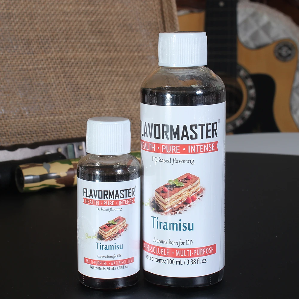 Venta caliente en España Concentrado de Sabor Tiramisú Soluble en Agua, Aroma Rico a Galleta, Crema y Postre de Café, Altamente Concentrado para DIY VPing Liquid