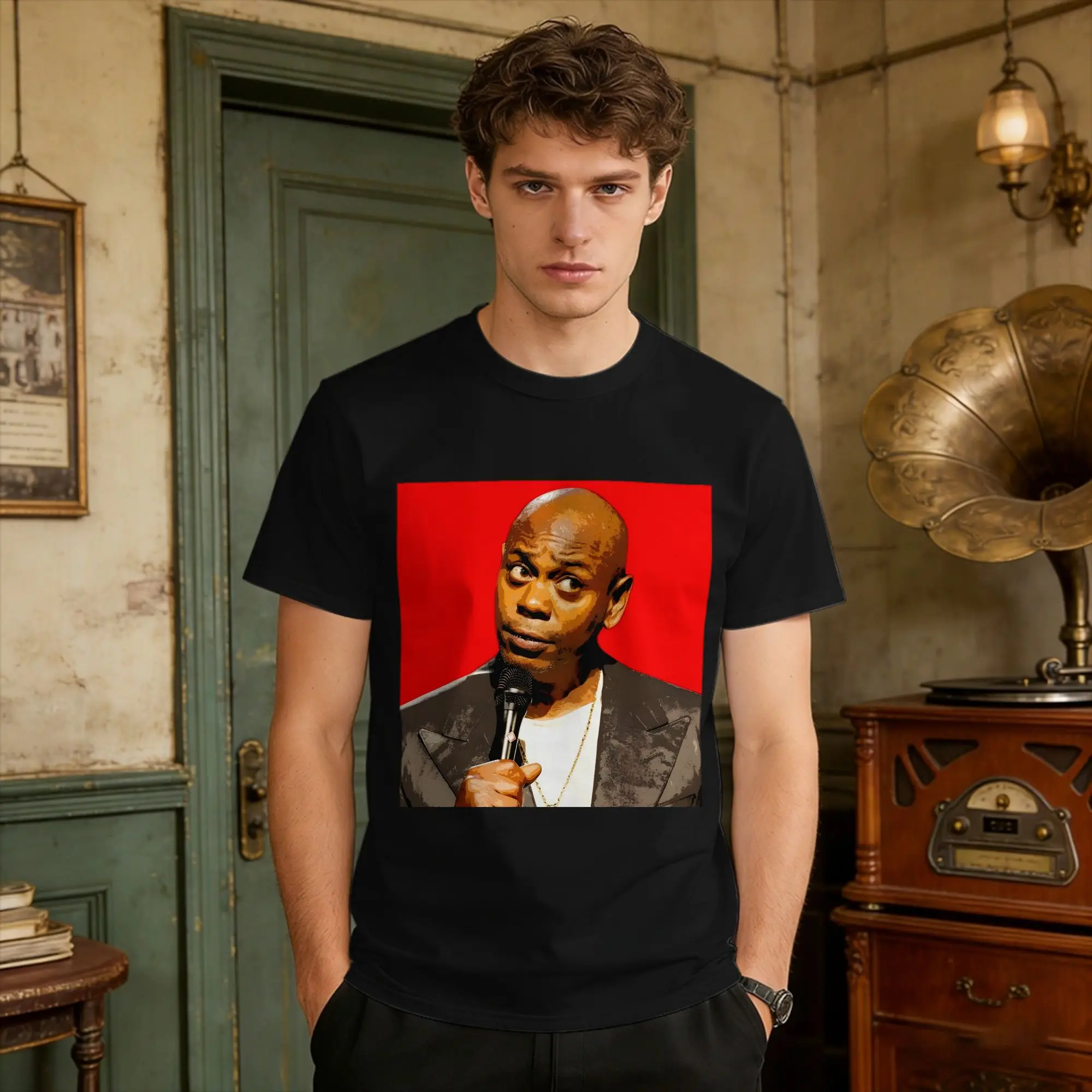 Dave Chappelle T-Shirt Summer  Harajuku T-Shirts Cotton O Neck Plus Size Top Tees Short Sleeve Street Style Tops