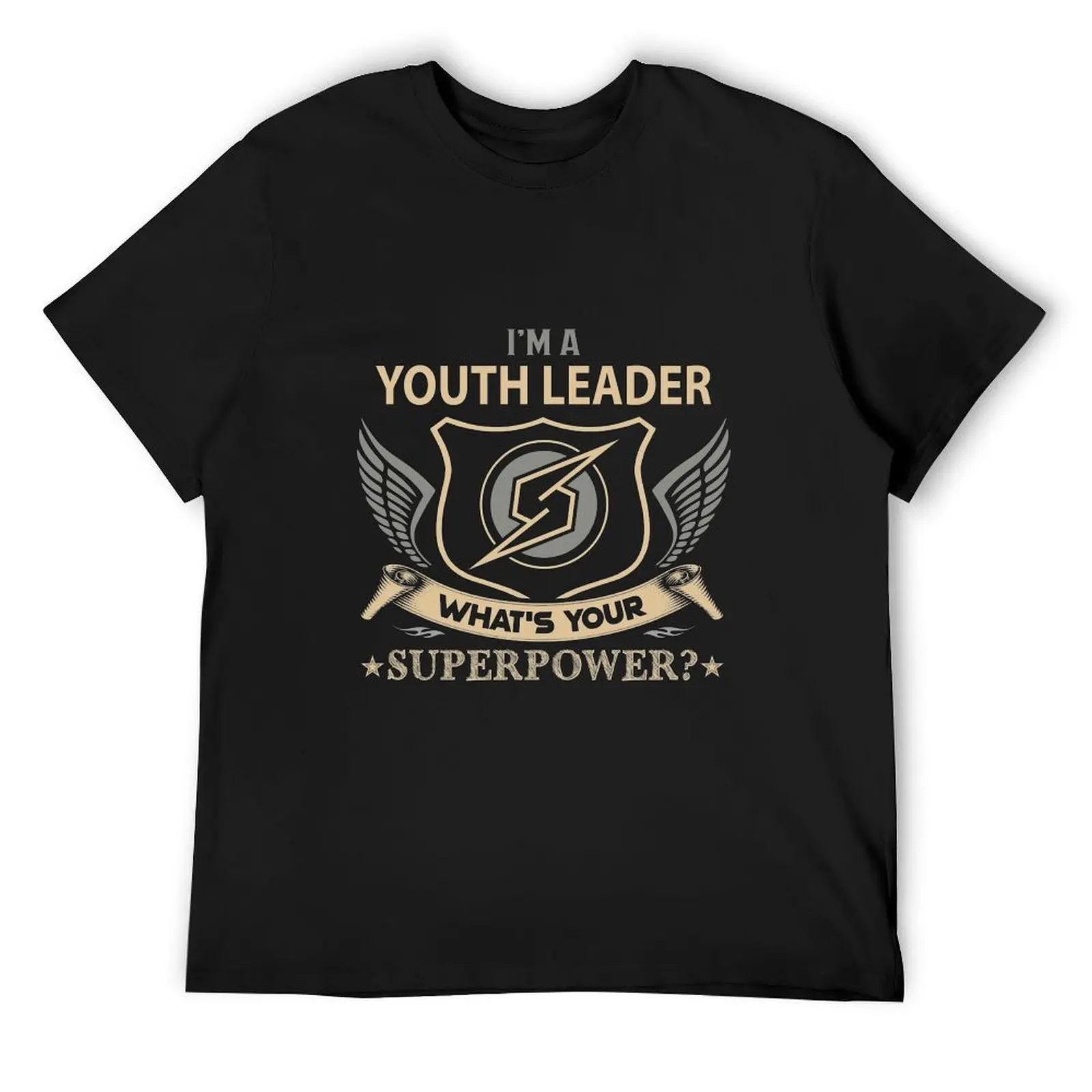 

Youth Leader T Shirt - Superpower Job Gift Item Tee T-Shirt vintage t shirts vintage anime shirt Short sleeve tee men