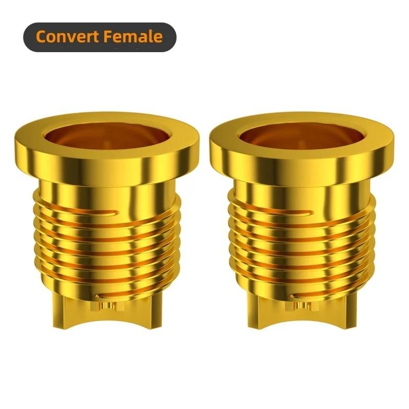 Conector hembra de auriculares reemplazable para 0,78mm MMCX PE ie300 T2 A2DC ie400 pines de auriculares multifuncionales convertir adaptador de enchufe